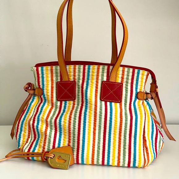 Dooney & Bourke Women Purse in Multi Colored Stripes - Picture 7 of 14